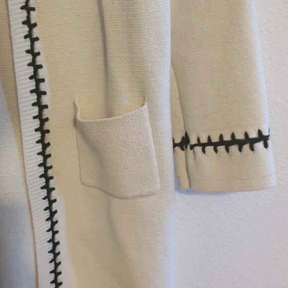 all:row knit long cardigan size Large - Picture 7 of 8